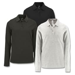 SOLS Perfect Women's Long Sleeve Polo - image 5