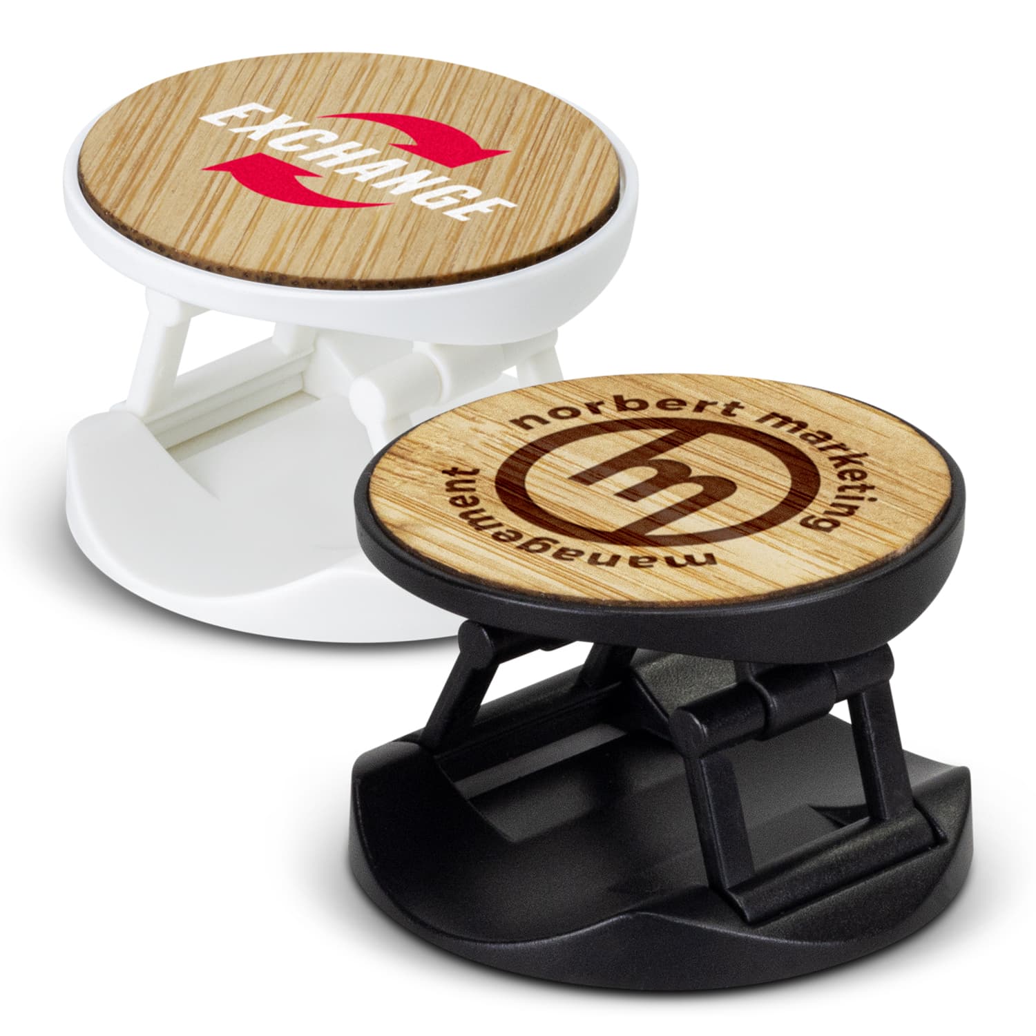Bamboo Phone Holder-Active Image