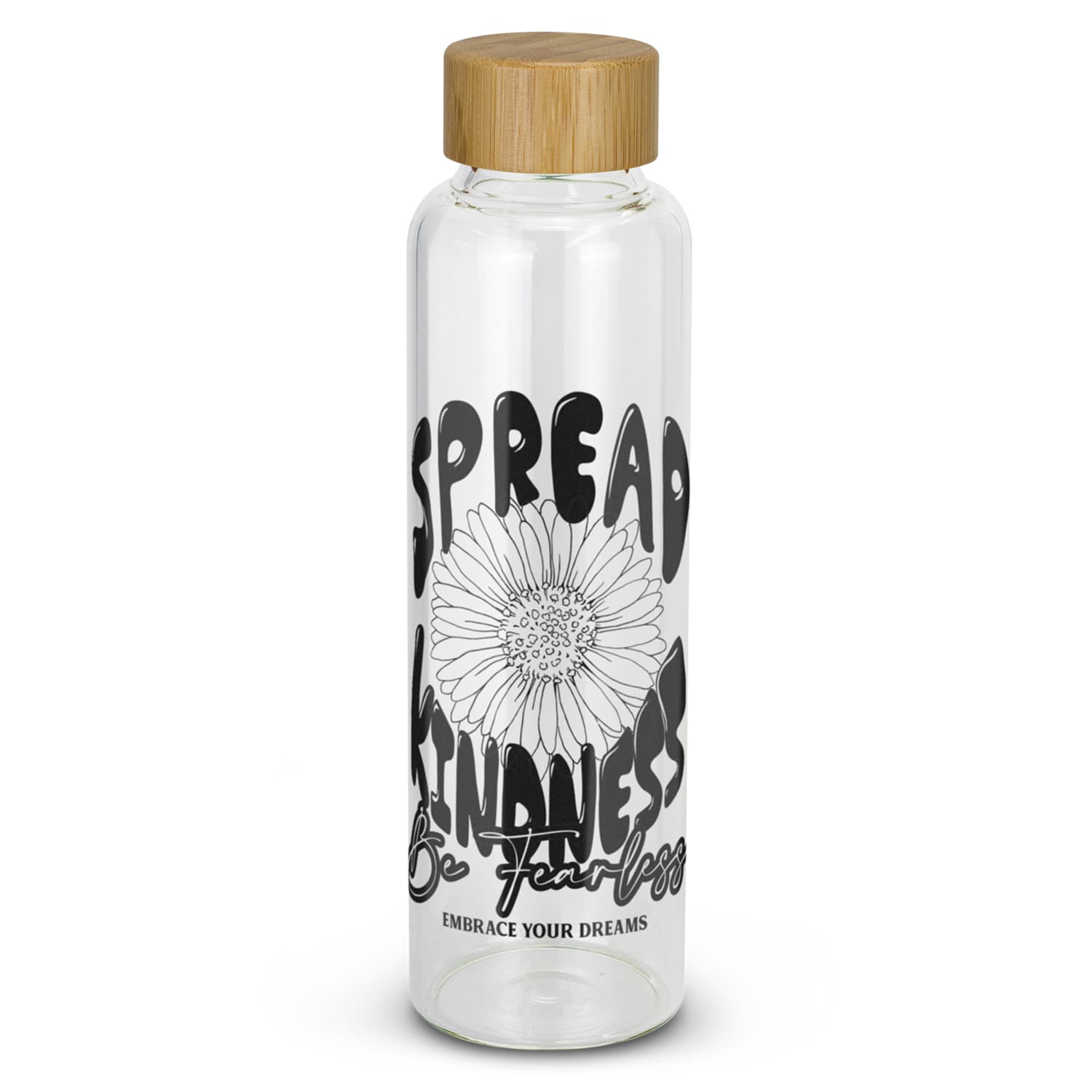 Eden Glass Bottle Bamboo Lid-Active Image