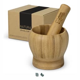 NATURA Bamboo Mortar and Pestle - image 2