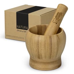 NATURA Bamboo Mortar and Pestle - image 5