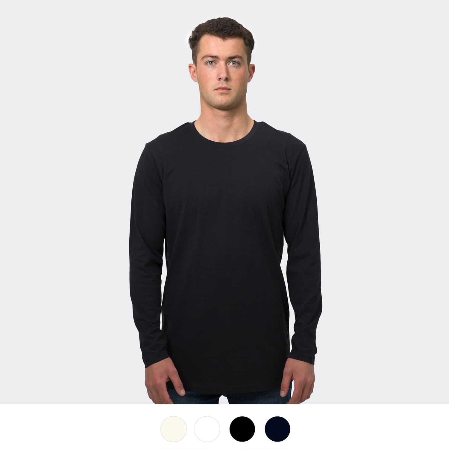 TRENDSWEAR Harlow Men's Long Sleeve Crew-Active Image