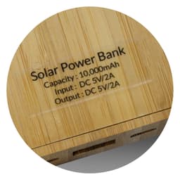 NATURA Bamboo Solar Power Bank - image 6