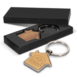 Santo House Shaped Key Ring - image 5