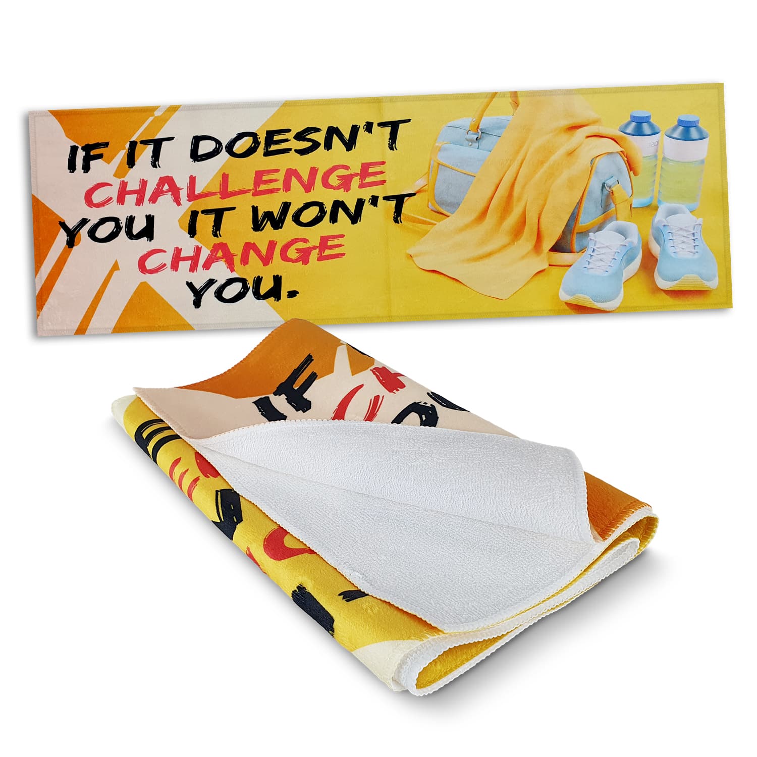Enduro Sports Towel - Full Colour-Active Image