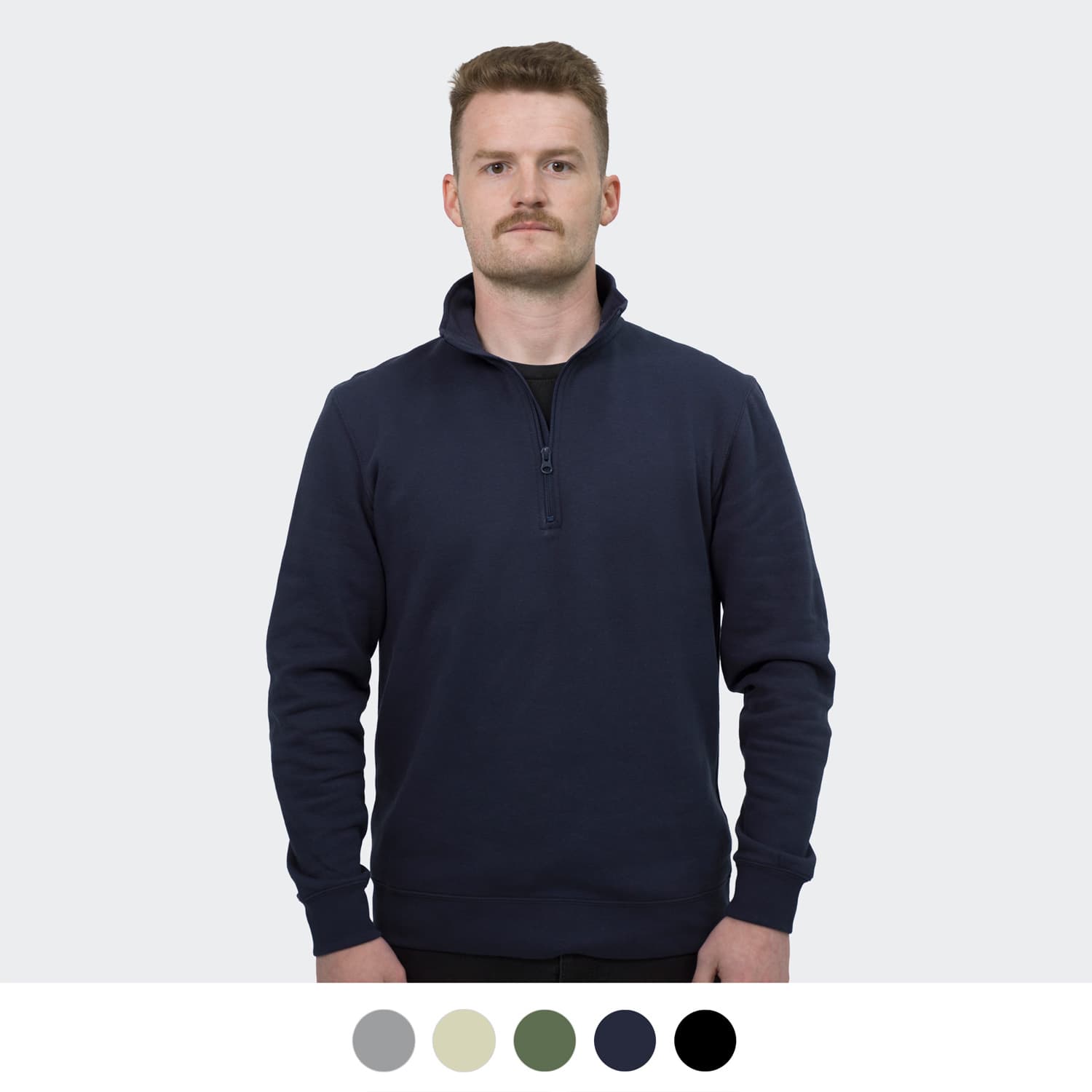 TRENDSWEAR Camden Unisex Quarter Zip-Active Image