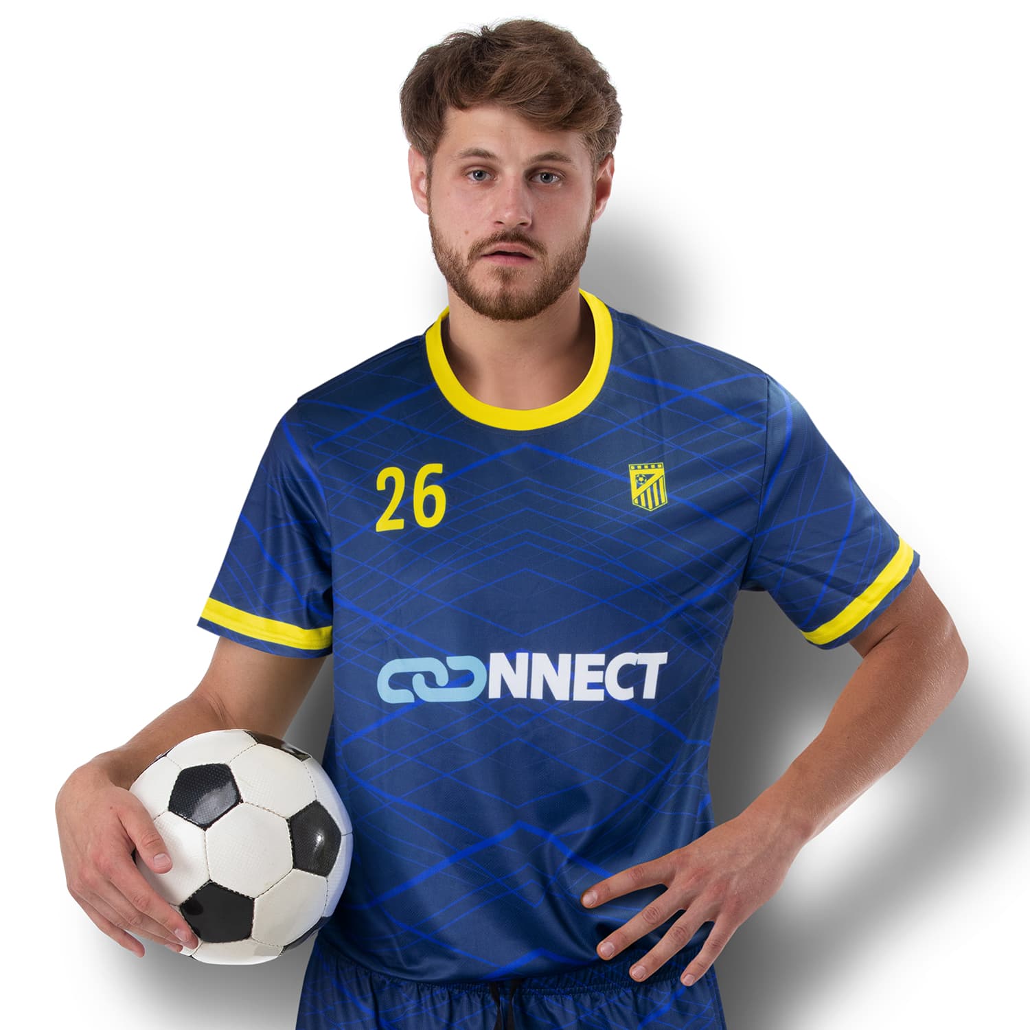 Custom Mens Soccer Top-Active Image