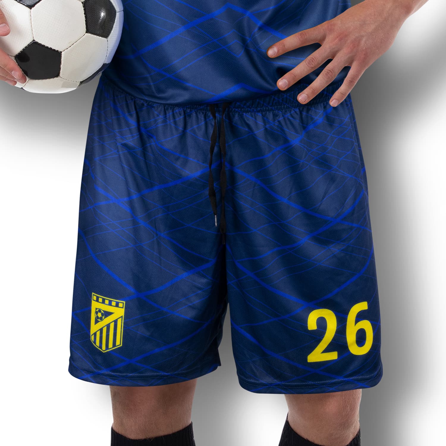 Custom Mens Soccer Shorts-Active Image