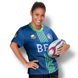 Custom Womens Rugby T-Shirt - image 1