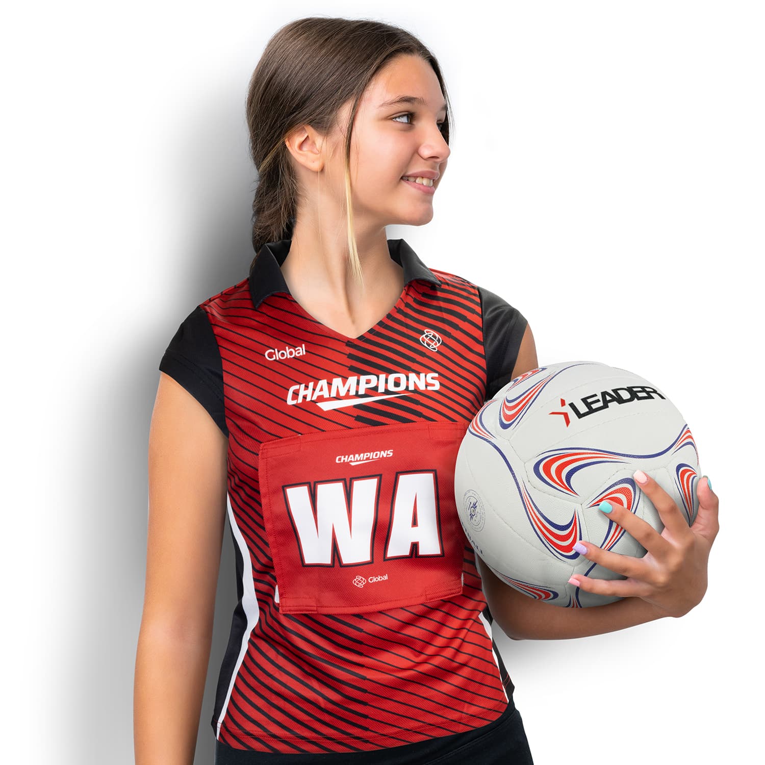 Custom Womens Netball Bib-Active Image