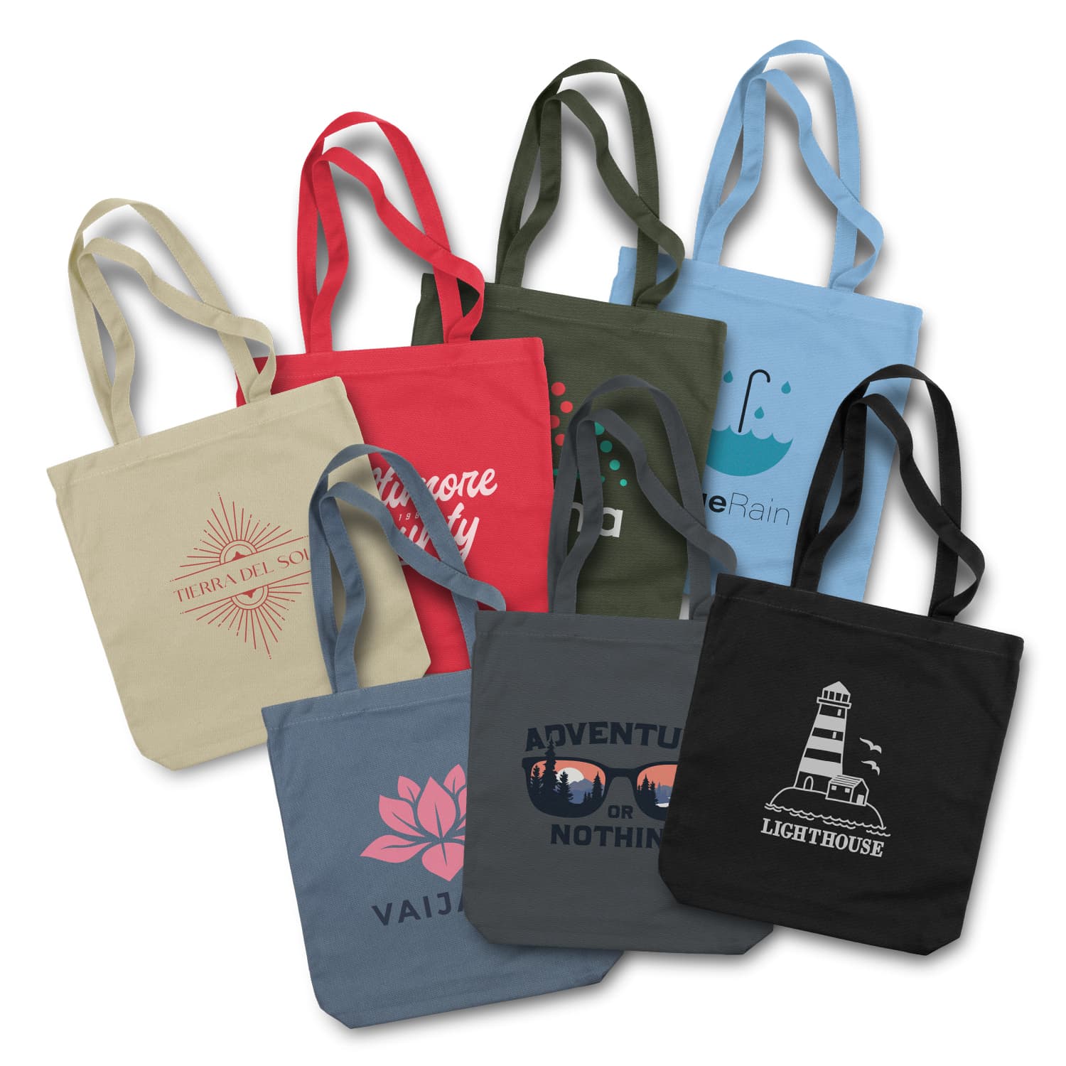 California Canvas Tote Bag-Active Image
