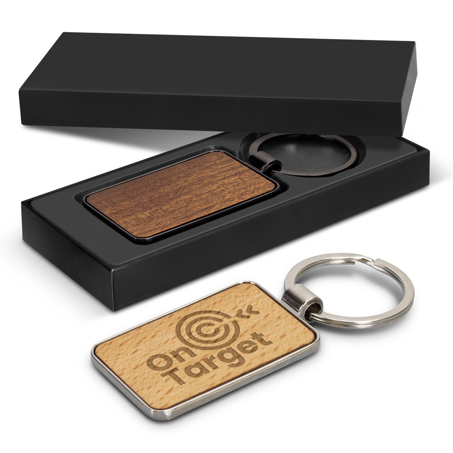 Santo Key Ring - Rectangle-Active Image