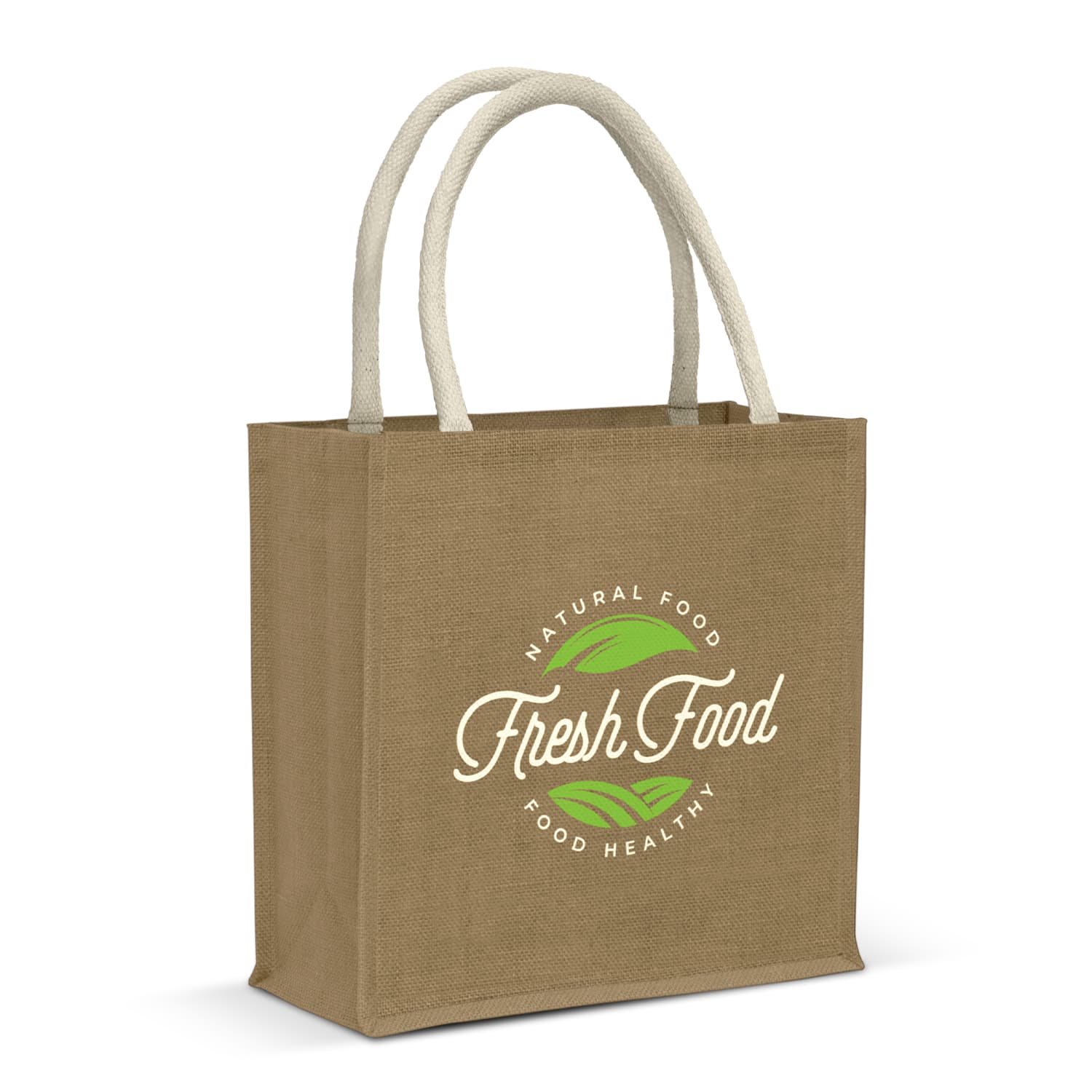 Monza Starch Jute Tote Bag-Active Image