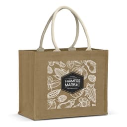 Torino Starch Jute Tote Bag - image 4