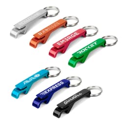Snappy Metal Bottle Opener Key Ring - image 8