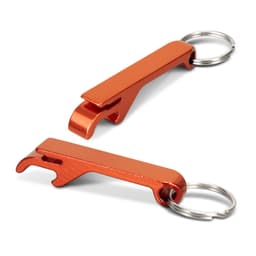 Snappy Metal Bottle Opener Key Ring - image 2