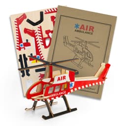 BRANDCRAFT Helicopter Wooden Model - image 1