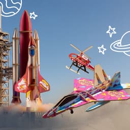 BRANDCRAFT Rocket Ship Wooden Model - image 9