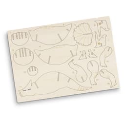 BRANDCRAFT Triceratops Wooden Model - image 4
