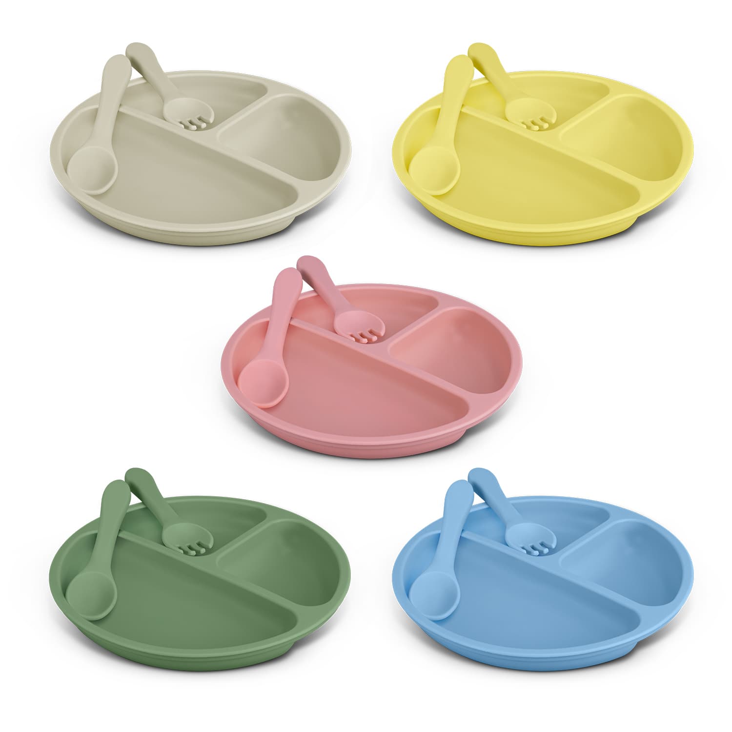 Kids Plate Set-Active Image