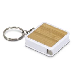 Bamboo Tape Measure Key Ring - image 1