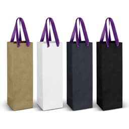 Wine Ribbon Handle Paper Bag - image 6