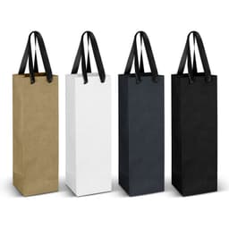 Wine Ribbon Handle Paper Bag - image 3