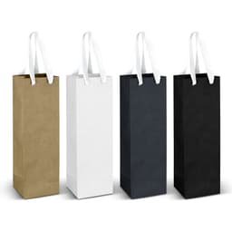 Wine Ribbon Handle Paper Bag - image 1