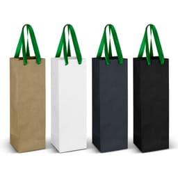 Wine Ribbon Handle Paper Bag - image 4