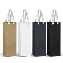 Champagne Ribbon Handle Paper Bag - image 1