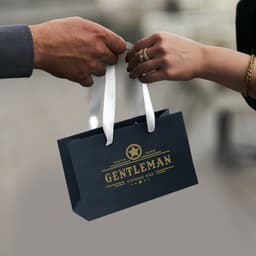 Small Ribbon Handle Paper Bag - image 9
