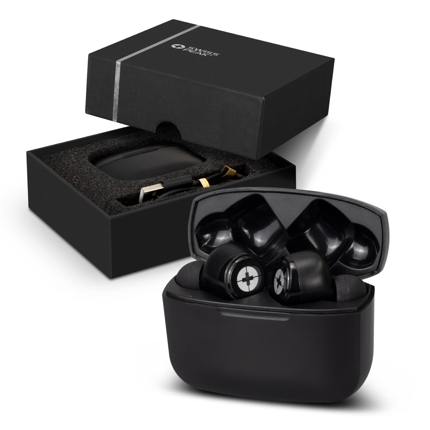 Swiss Peak ANC TWS Earbuds-Active Image