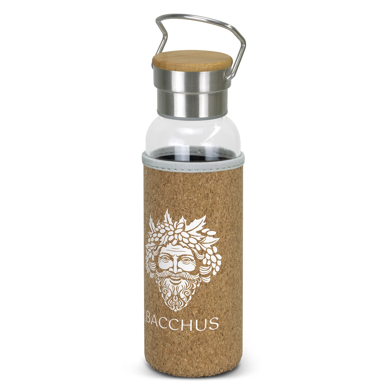 Nomad Glass Bottle - Cork Sleeve-Active Image