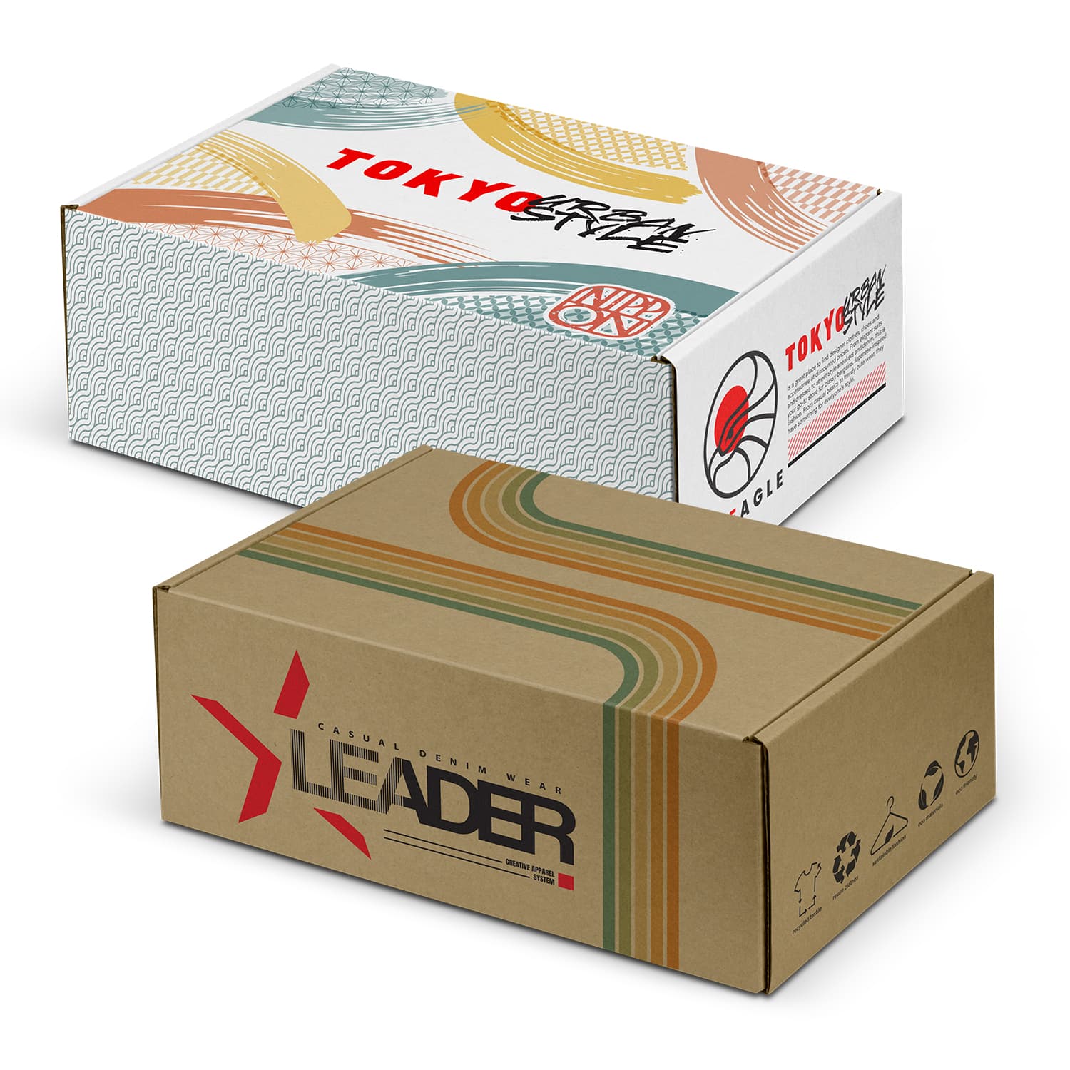 Die Cut Box with Locking Lid - 360x260x134mm-Active Image
