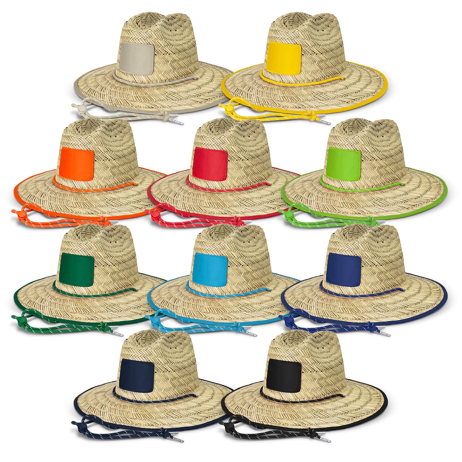Tiki Straw Hat-Active Image