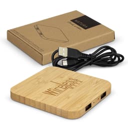 NATURA Bamboo Wireless Fast Charging Hub - image 6