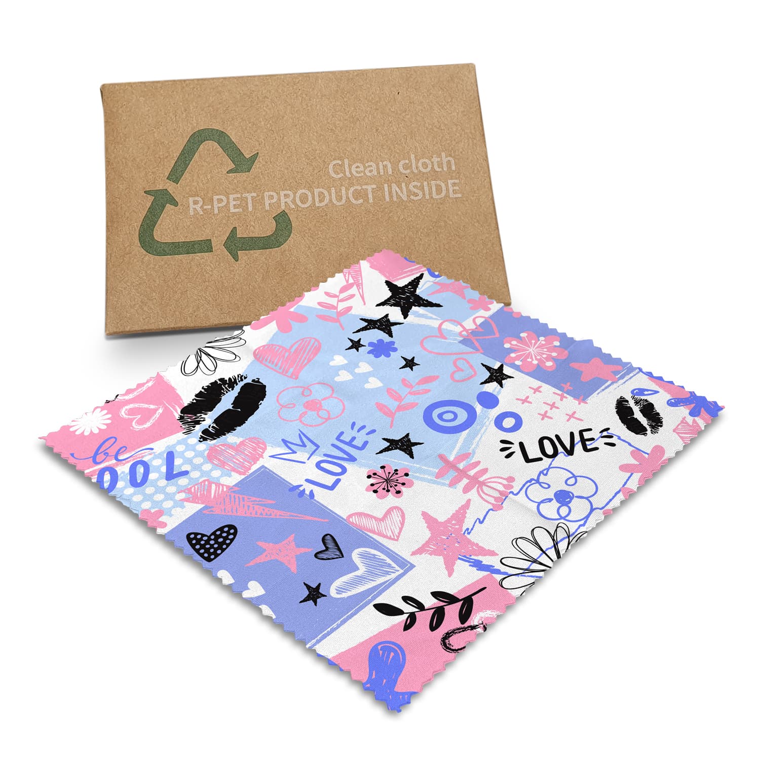 RPET Microfibre Cleaning Cloth-Active Image