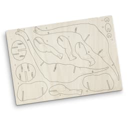 BRANDCRAFT Brachiosaurus Wooden Model - image 4