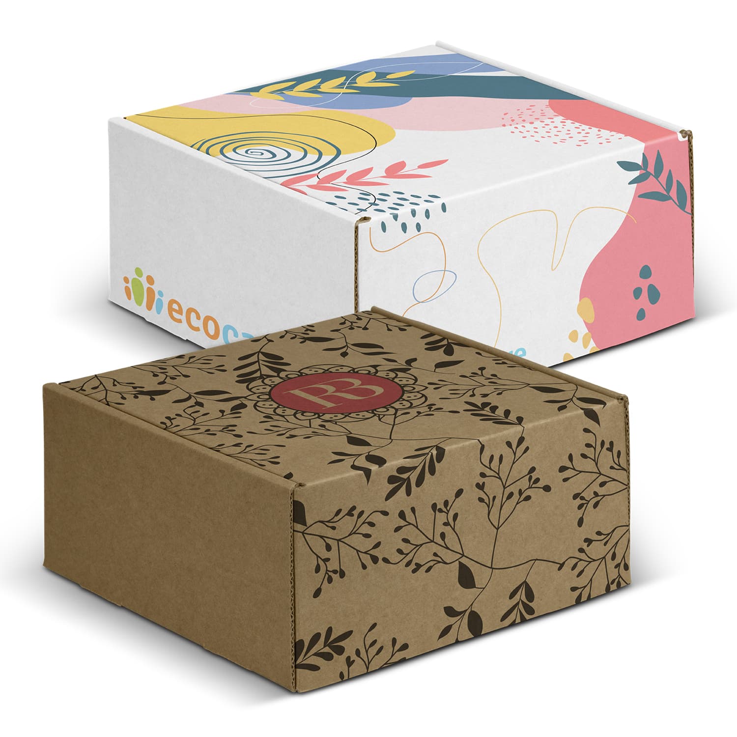 Die Cut Box with Locking Lid - 167x167x83mm-Active Image