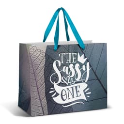 Large Ribbon Handle Paper Bag - Full Colour - image 3