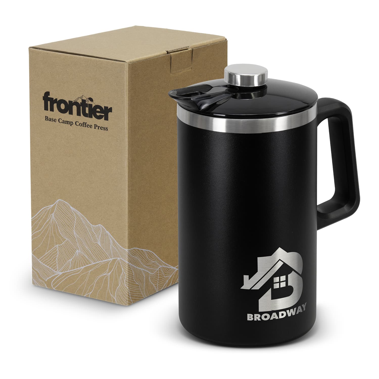 Frontier Base Camp Coffee Press-Active Image