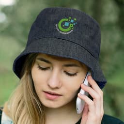 Beverley Denim Bucket Hat - Sale - image 3