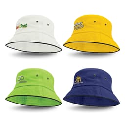 Bondi Bucket Hat - Black Sandwich Trim - Sale - image 5