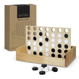 NATURA Quattro Wooden Four-in-a-Row Game - image 3