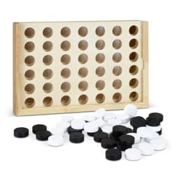 NATURA Quattro Wooden Four-in-a-Row Game - image 1