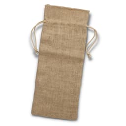Jute Wine Drawstring Bag - Sale - image 1