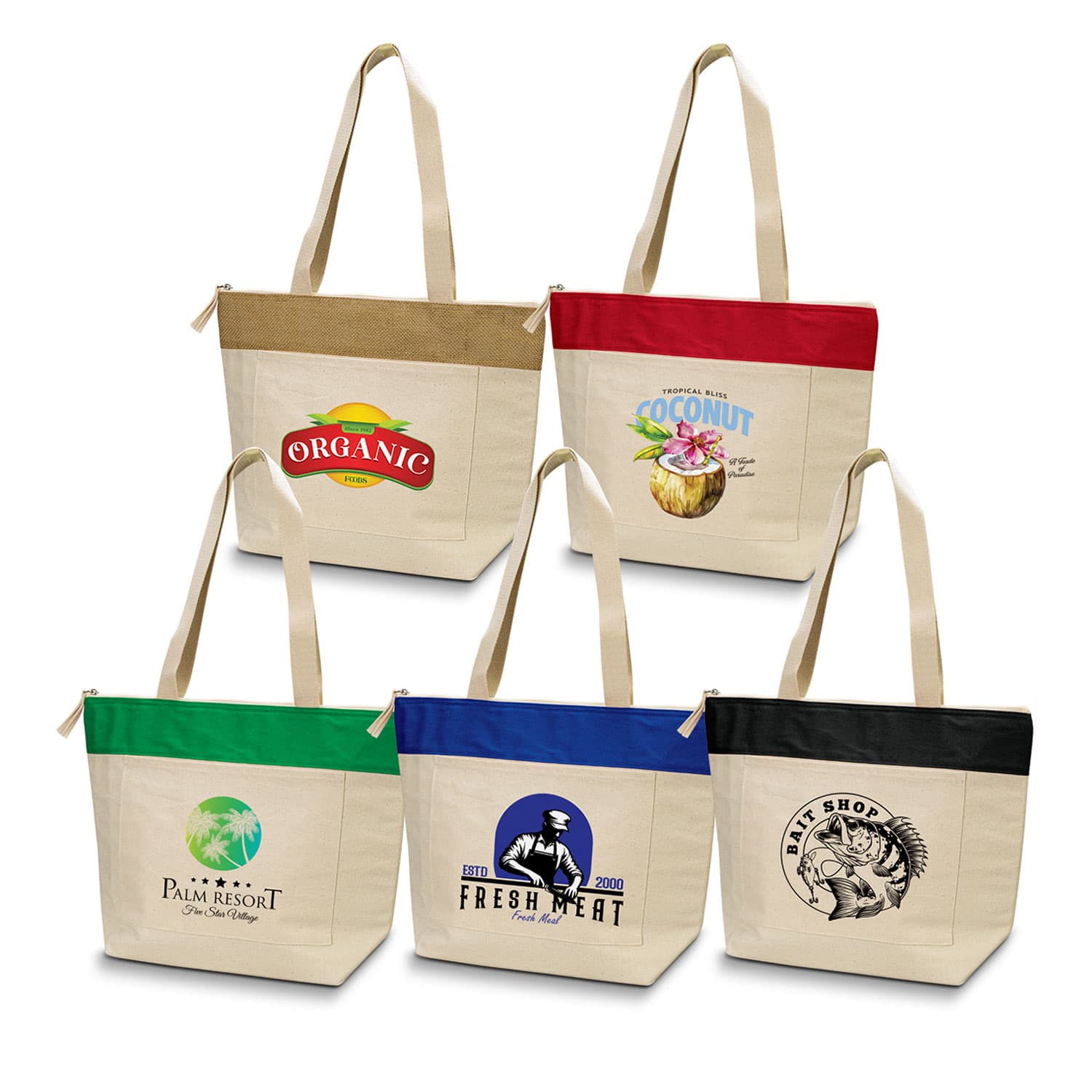 Emporium Cotton Cooler Tote-Active Image