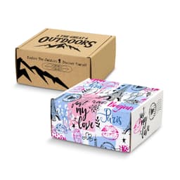 Die Cut Box with Locking Lid - 130x130x65mm - image 3
