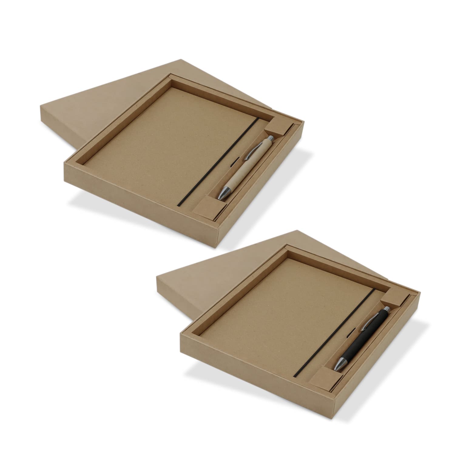 Kraft Notebook and Pen Gift Set-Active Image