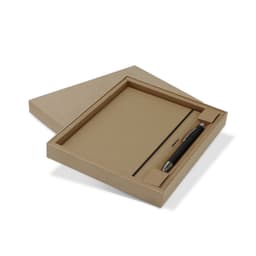 Kraft Notebook and Pen Gift Set - image 3